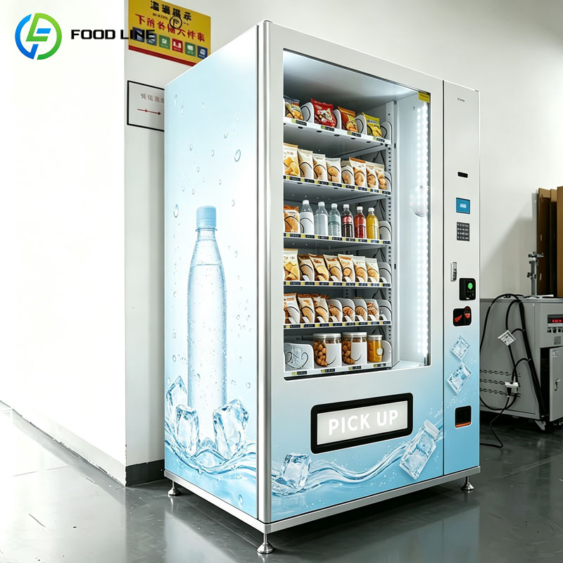 Food Snacks Vending Machine - ตู้จำหน่ายเครื่องดื่มอัตโนมัติ ตู้ขายขนมและเครื่องดื่มแบบแช่เย็น ตู้คีออสค์อัจฉริยะสำหรับธุรกิจค้าปลีก ปรับแต่งได้