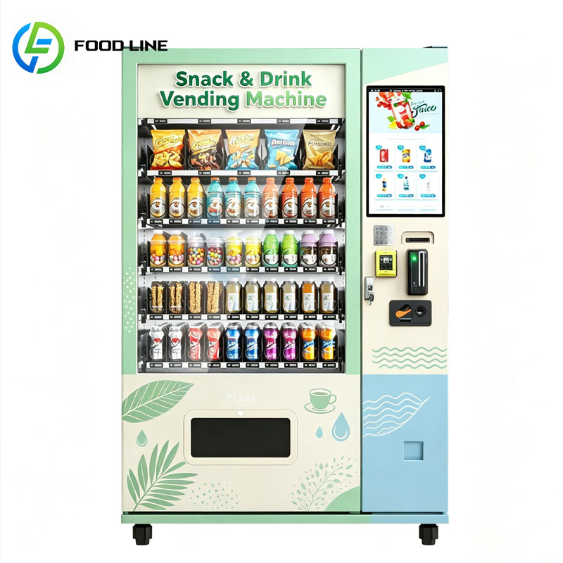 Food Snacks Vending Machine - ตู้จำหน่ายขนมขบเคี้ยวอัตโนมัติอัจฉริยะ เครื่องจ่ายขนมและเครื่องดื่มแบบแช่เย็น บริการตนเอง ปรับแต่งได้สำหรับธุรกิจ