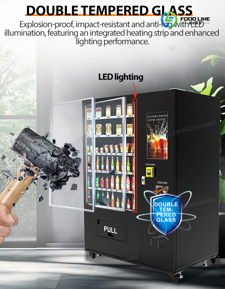 Food Snacks Vending Machine - เครื่องจำหน่ายสินค้าอัตโนมัติ FL Digital รองรับระบบ MDB สำหรับขนมและเครื่องดื่ม