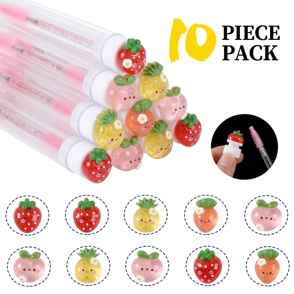 แปรงปัดขนตาผลไม้ 10 ชิ้นในหลอด - Fruit Roll Up บทวิจารณ์และราคา