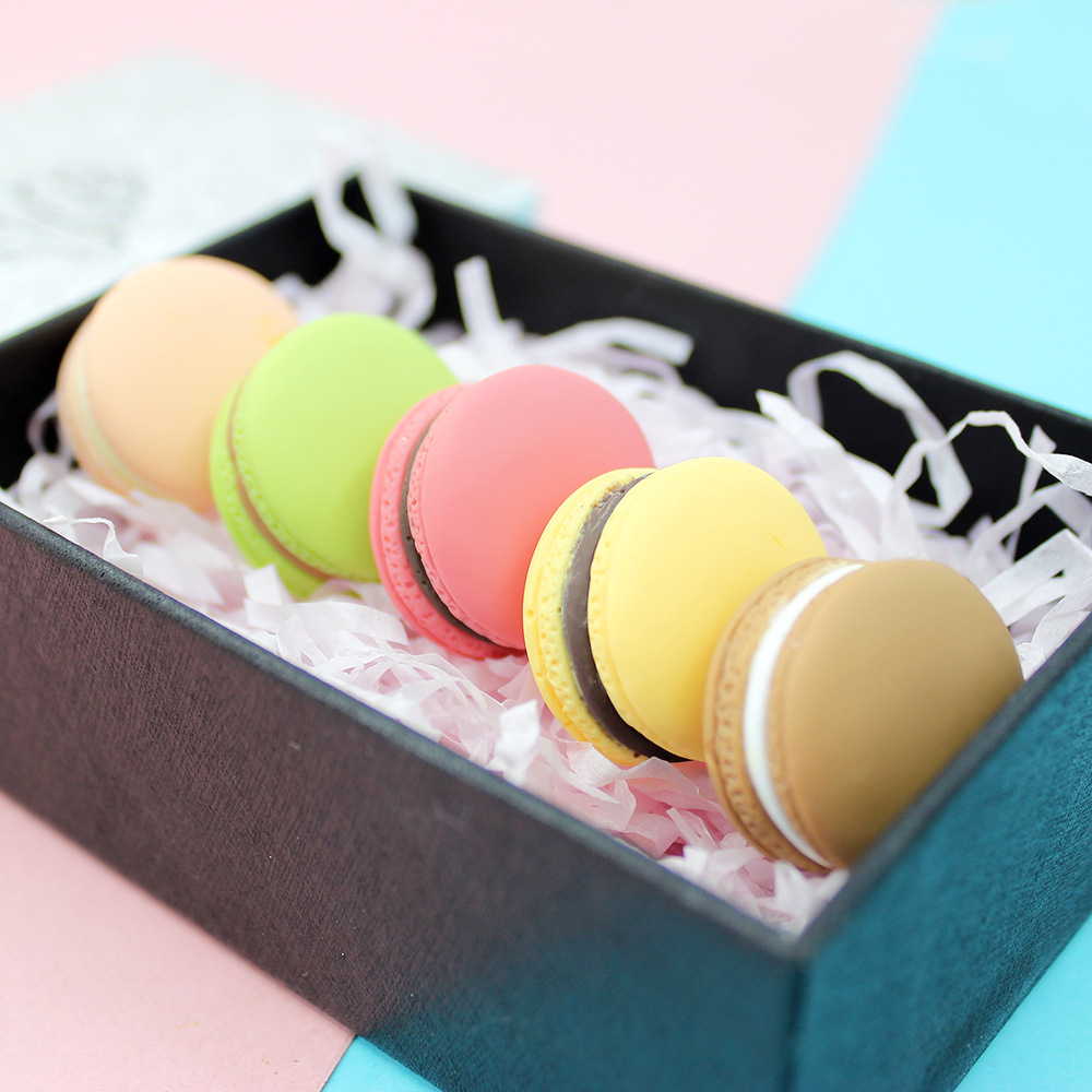 6PCS การจําลอง Macaron รุ่นปลอ - Food Snacks For Kids บทวิจารณ์และราคา