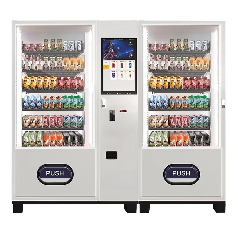 ตู้จำหน่ายเครื่องดื่มเย็นอัตโน - Food Snacks Vending Machine บทวิจารณ์และราคา