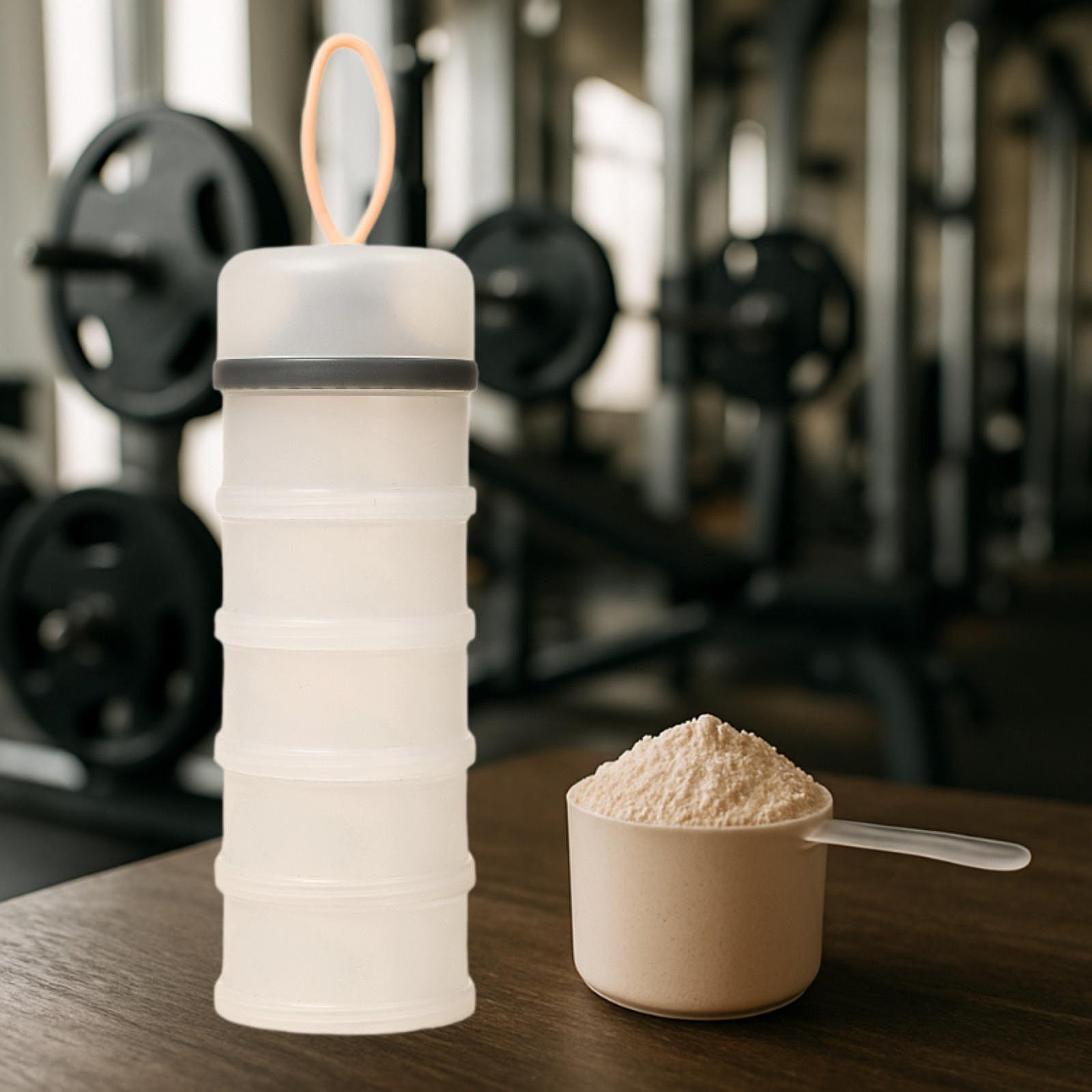 ภาชนะโปรตีน 5 ชั้นกล่องผงฟิตเน - Food Protein Snacks บทวิจารณ์และราคา