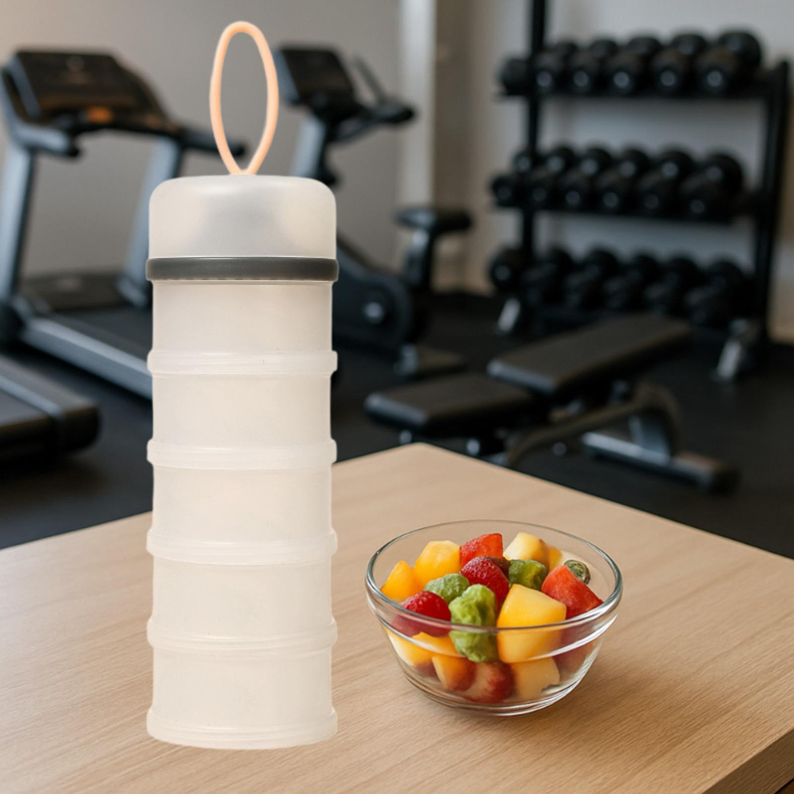 ภาชนะโปรตีน 5 ชั้นกล่องผงฟิตเน - Food Protein Snacks บทวิจารณ์และราคา
