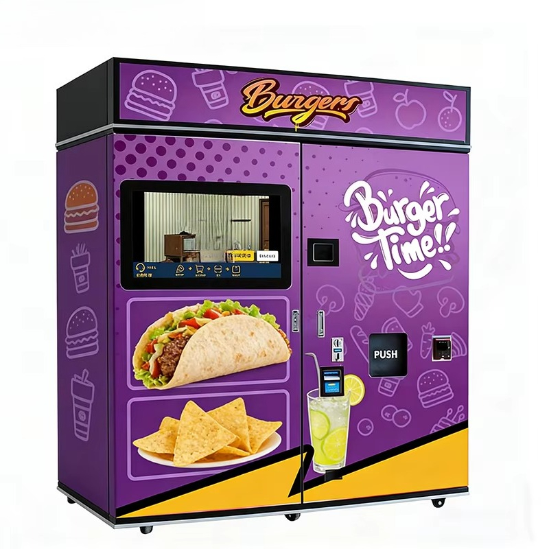 เครื่องจำหน่ายอาหารจานด่วนอัตโ - Food Snacks Vending Machine บทวิจารณ์และราคา