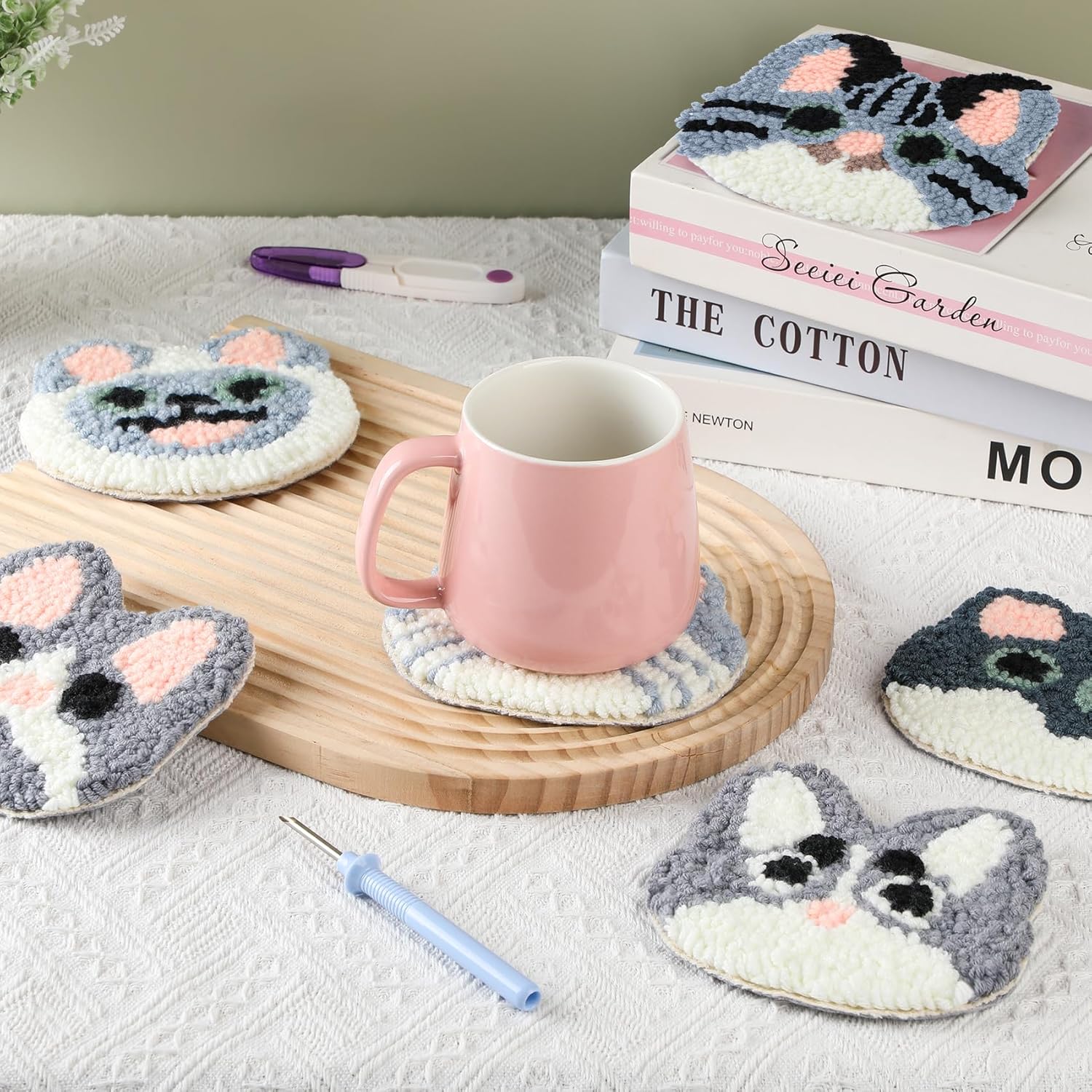 6PCS ชุด Punch เข็ม Coaster ชุ - Fruit Roll Up บทวิจารณ์และราคา