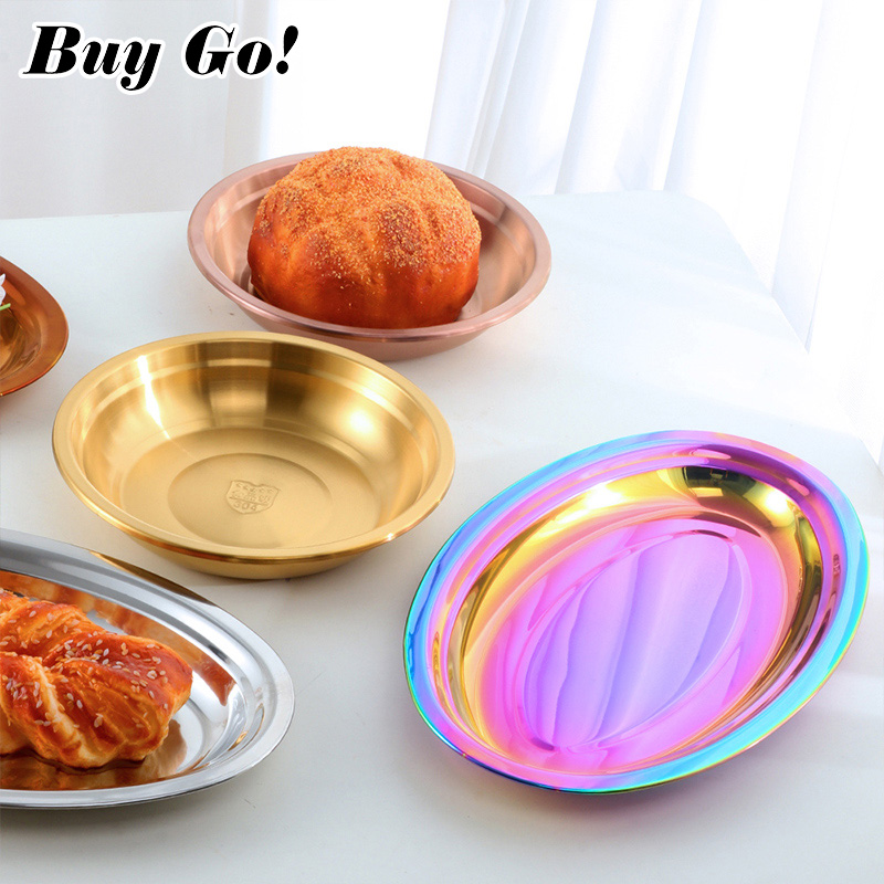 1/2PCS สแตนเลสสตีลอาหารจานปลาแ - Food Snacks To Buy บทวิจารณ์และราคา